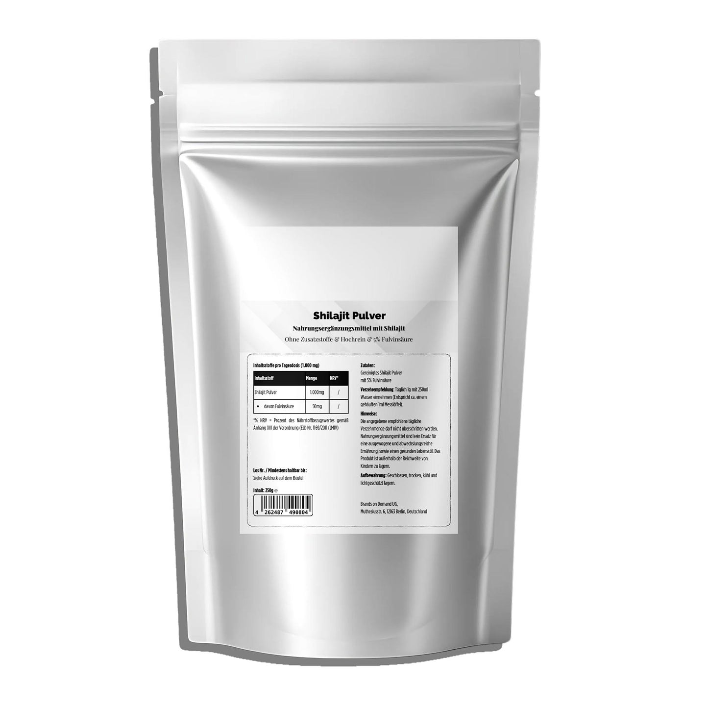 Shilajit Pulver - 5% Fulvinsäure - 250 g