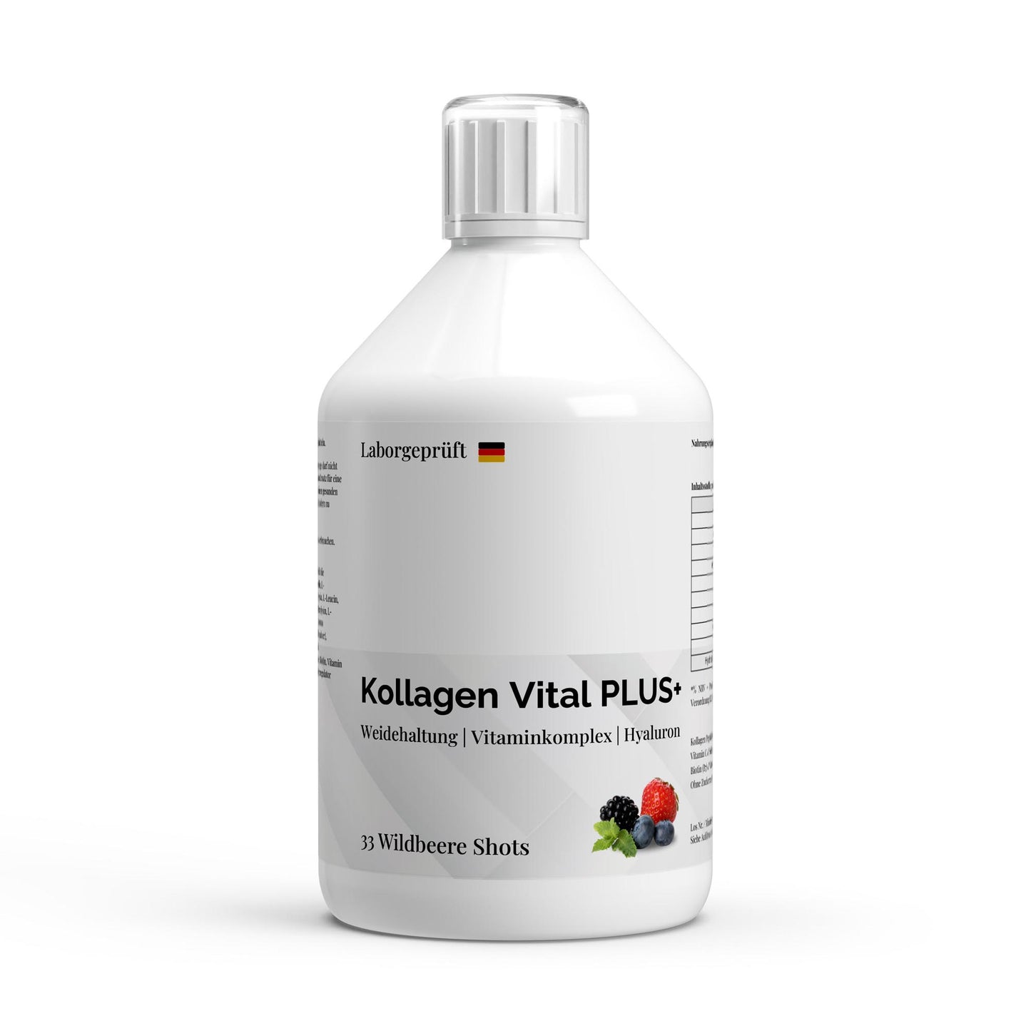 Kollagen Vital PLUS+ Shots 8+%== DA) - Wild Berry - 500ml