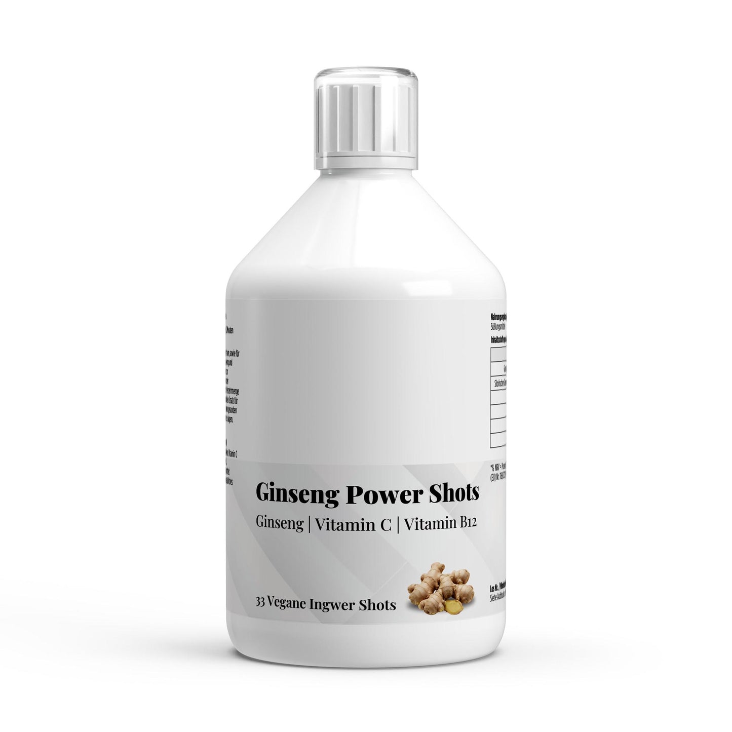 Ginseng Poder Plus+ - 33 Shotzs - 500ml
