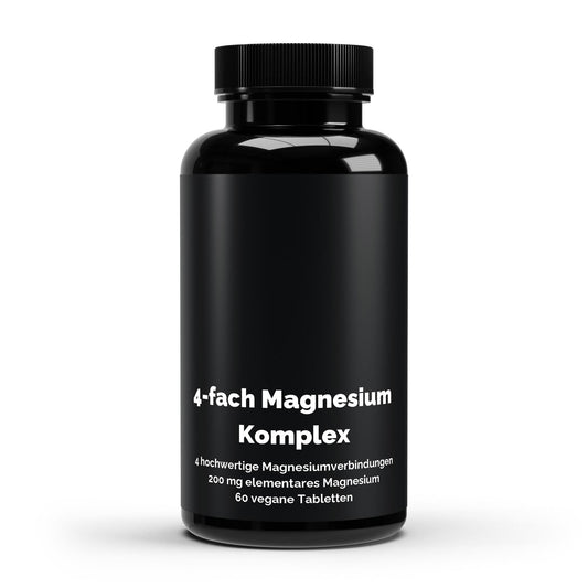 Magnesium- 4fach Komplex-60 vegane Tabletten